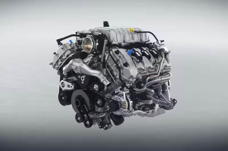 Mustang GTD's 5.2 Liter Supercharged V8 Engine