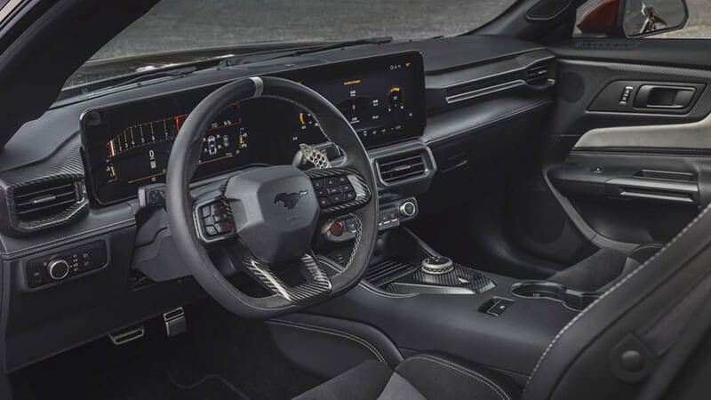 Mustang GTD's Driver-Focused Interior