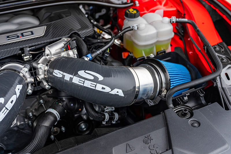 Steeda Mustang ProFlow Cold Air Intake for 2024+ Mustang GT/Dark Horse with Logo