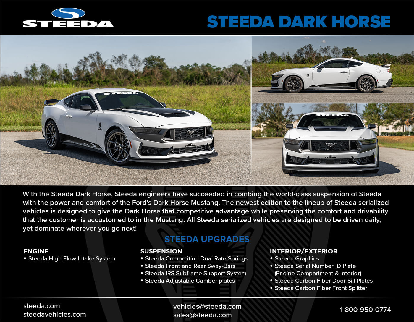 Steeda's First Serialized Dark Horse Mustang